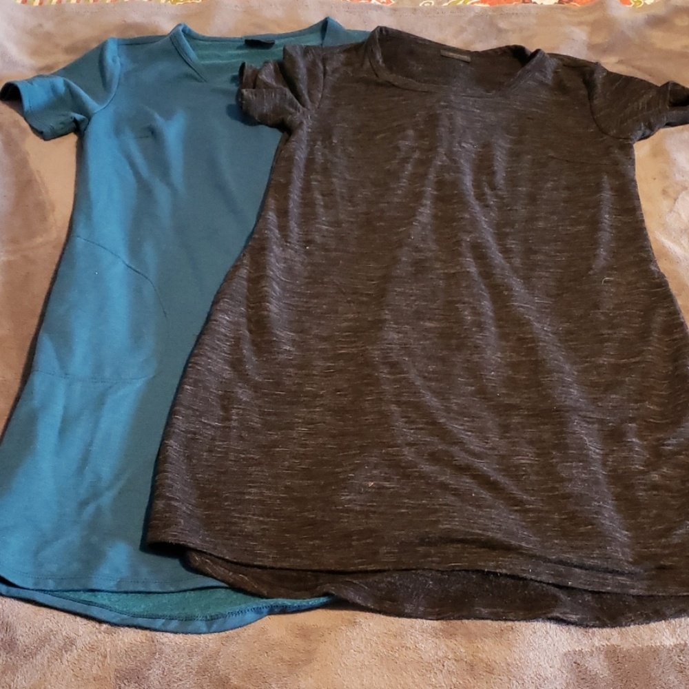 Two t-shirt style dresses